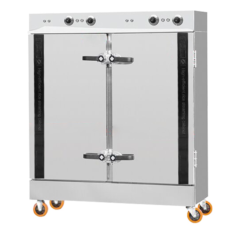 乐创(lecon) 商用蒸饭柜 24盘普通机械款大型蒸饭车 LC-J-ZGC24