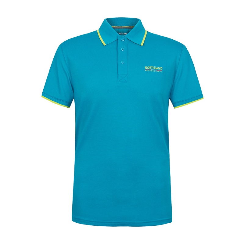 诺诗兰（NORTHLAND）户外男式短袖翻领T恤POLO衫GL045243/GQ045139