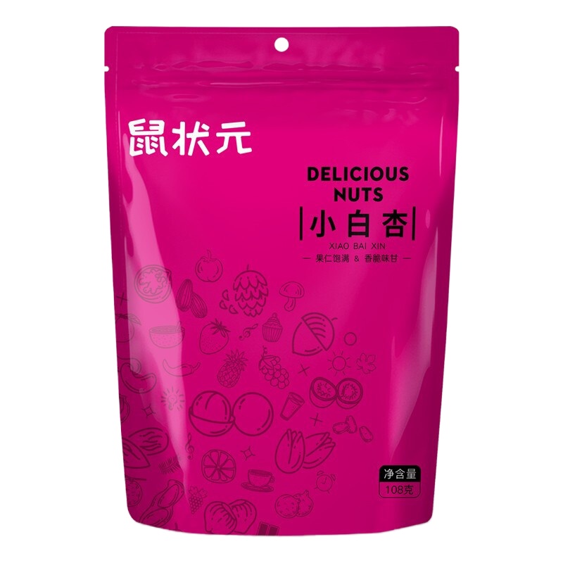 ZHMD鼠状元 小白杏108g/袋*2