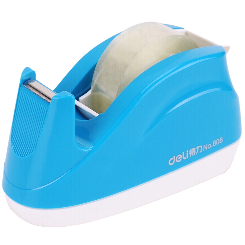 得力 胶带座胶布切割器 适用于12-18MM胶带（一个装）