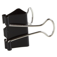 齐心 B3608 黑色长尾夹 燕尾夹/资料夹 办公文具 25mm