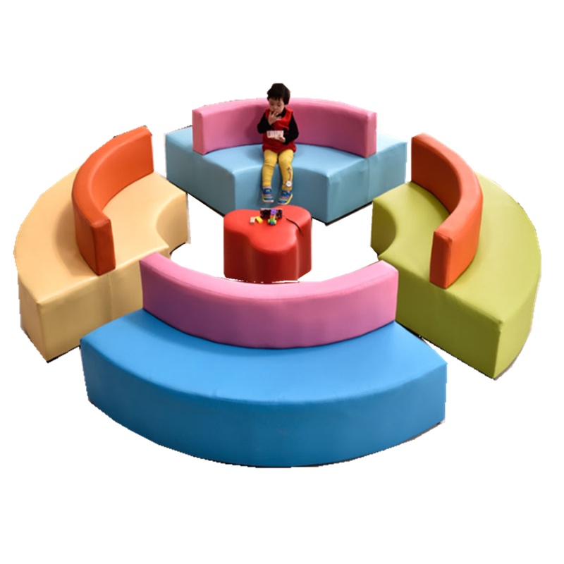 幼儿园亲子园沙发过道走廊等候区休息区沙发(2.7米儿童圆形沙发)