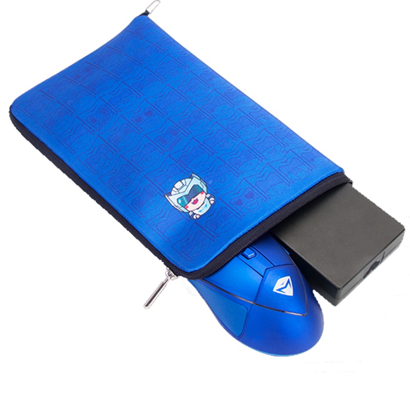 競机械师MACHENIKE收纳鼠标垫小号游戏鼠标垫大号女生可爱软游戏电竞办公室简约电脑桌垫(收纳蓝240*320*3)