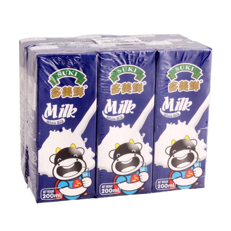 德国进口多美鲜全脂牛奶6*200ml