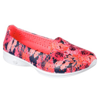 Skechers/斯凯奇休闲鞋女单鞋拼色印花浅口一脚蹬14691