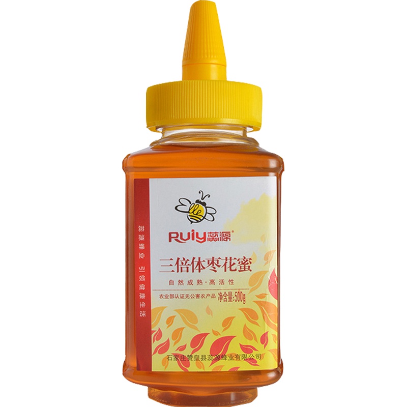 【中华特色】河北供销馆 蕊源 三倍体枣花蜜500g 纯蜂蜜农家自产蜂蜜 河北石家庄特产