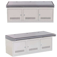 卡里鳄三联拼接式实验操控台文控台桌工作台桌KLE—WKTZ07钢木操作台控制台桌