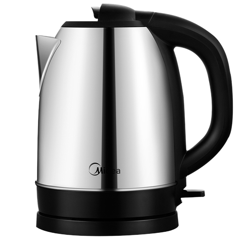 美的（Midea）MK-SJ1702(WSJ1702b)电热水壶 全钢优质温控电热水壶电水壶(1.7L) 金属色