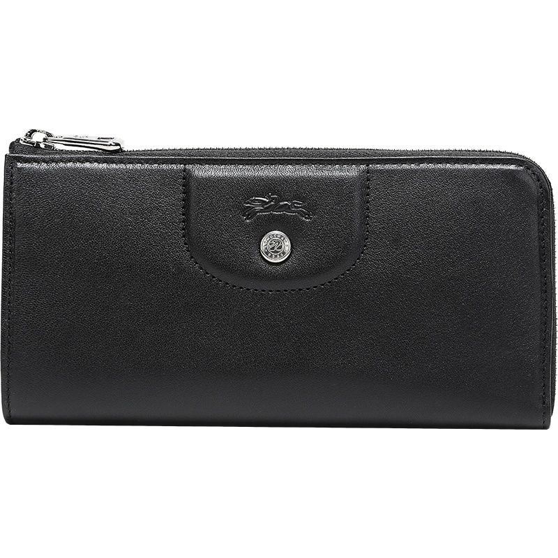 Longchamp 珑骧 女士LE PLIAGE CUIR系列羊皮长款钱包钱夹 3418 737