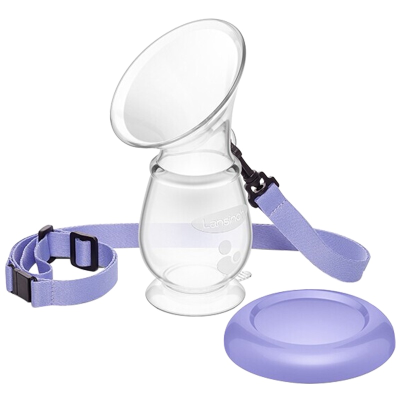 兰思诺( Lansinoh)集乳器-507004手动大吸力收集器接漏奶硅胶拔奶集乳器 吸奶器