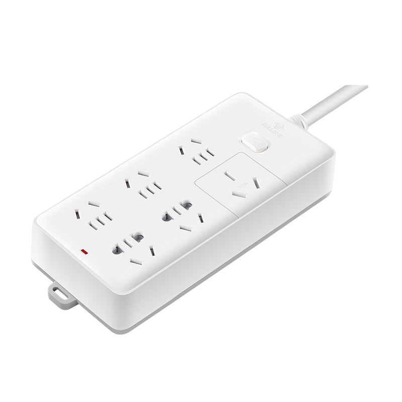 公牛16A大功率插排插座电源插线板电热水龙头排插拖线板接线板大插孔转换器 3米6插位6插孔大功率B15D