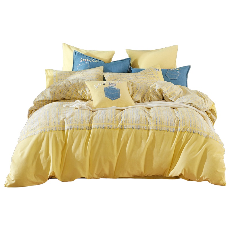 梦洁(MENDALE)家纺纯棉磨毛印花四件套保暖加厚床单被罩双人床上用品卡尔的猫山茶花