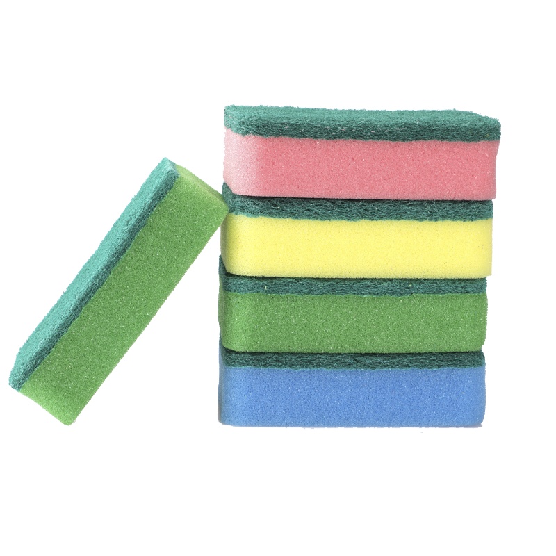 宜洁 洗碗海绵百洁布洗碗布厨房用品清洁刷锅刷碗神器洗碗海绵块魔力擦5片装*3组 Y-9387