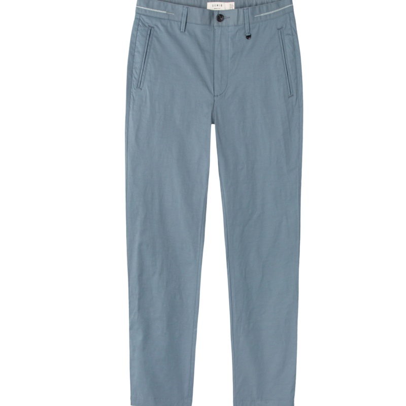 【满198减100预估价：76】森马休闲裤男舒适小脚九分裤2021春季新款修身西裤通勤时尚裤子男