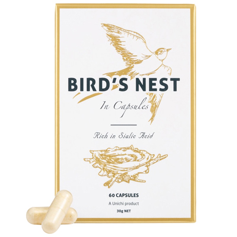 Unichi燕窝精华胶囊澳洲进口亮白嫩白养颜孕妇改善肌肤弹性 膳食营养补充剂