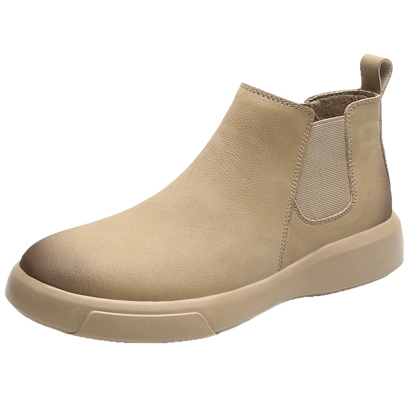 策乐(cele)马丁靴男高帮冬季男靴套脚棉鞋男保暖雪地靴二层牛皮靴子男HY-3536