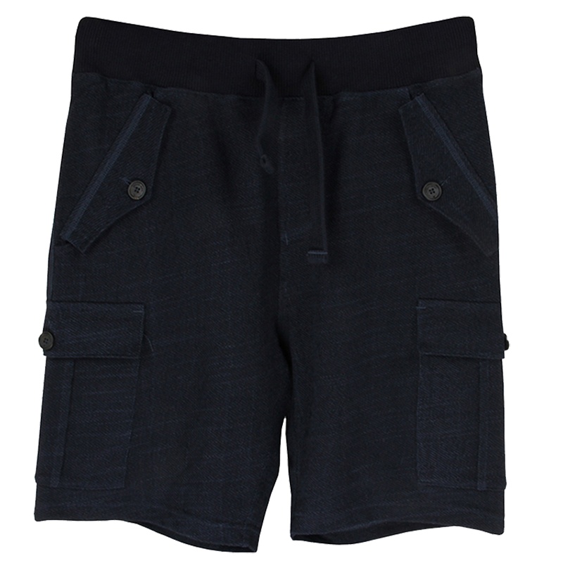 ARMANI 阿玛尼男士深蓝色休闲五分裤短裤C6S83 FZ 48