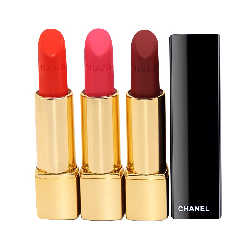 【正品】香奈儿（Chanel）炫亮魅力丝绒唇膏 女士口红 咬唇妆持久保湿亚光 香奈儿152#橘红色+送专柜礼盒礼袋