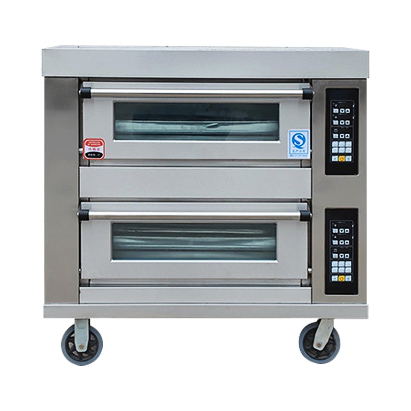 埃利斯(AILISI)商用大容量厨房商用高温烤箱 披萨蛋糕面包西餐后厨 大型月饼烘炉 电烤箱两层两盘电脑款