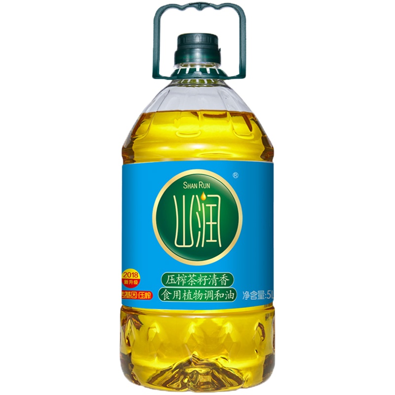 山润山茶籽清香食用植物调和油 5L玉米茶籽油菜籽食用油植物油