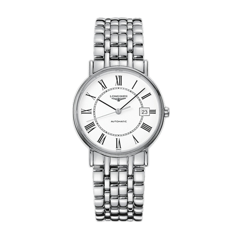 Longines 浪琴瑰丽系列 钢带商务时尚男士机械表L4.821.4.11.6