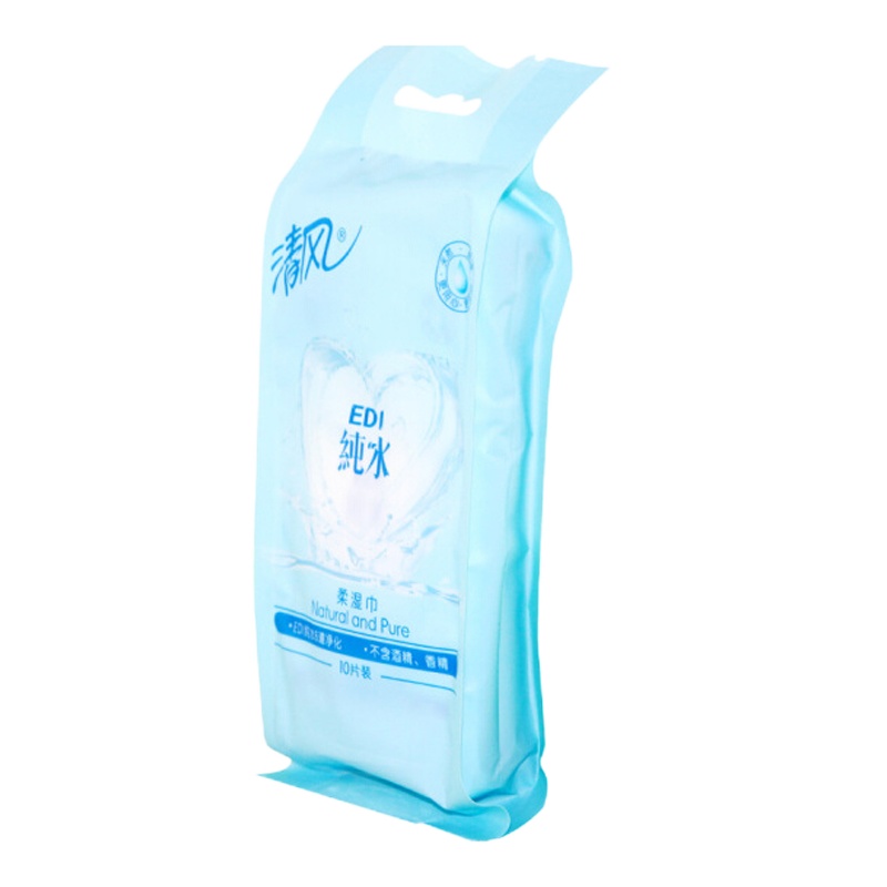 清风EDI纯水低敏湿巾10片(5包装)