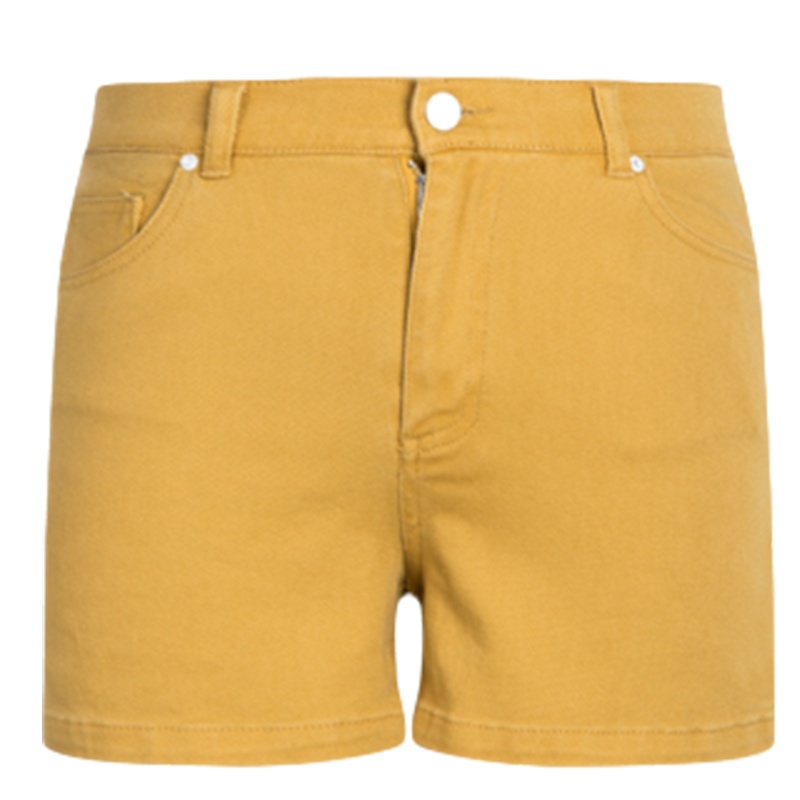 【福利款】拉夏贝尔拉夏贝尔7m 莫丽菲尔夏纯色修身气质显瘦直筒短裤女 70005730