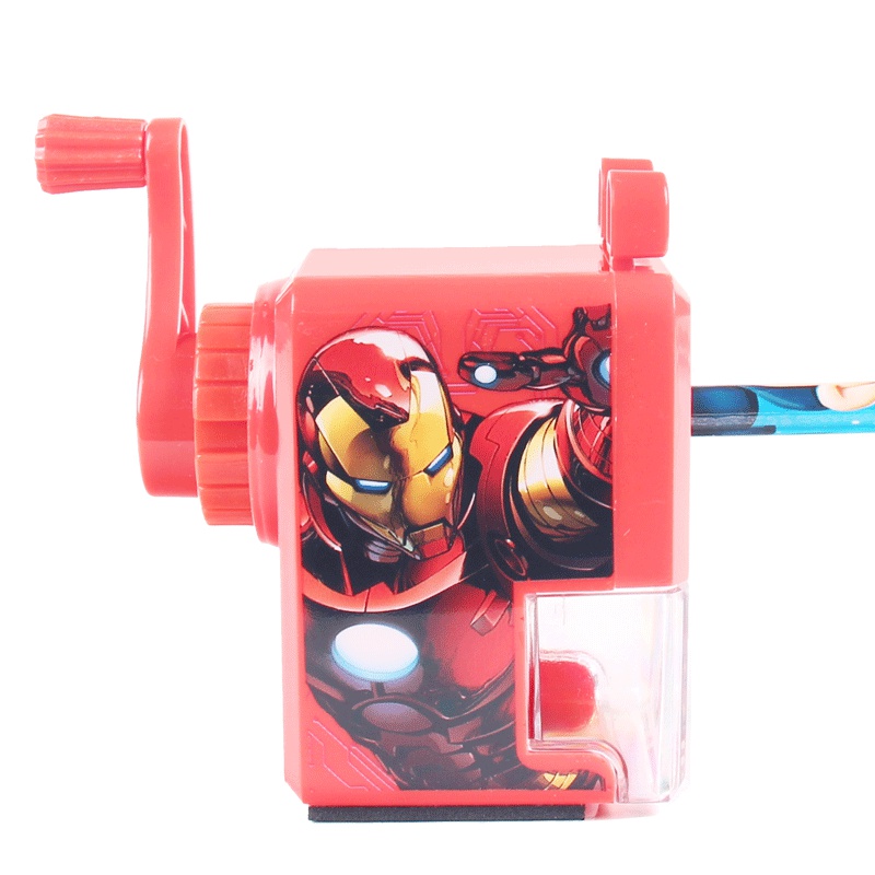 迪士尼自动进铅手摇削笔机小学生刨笔机铅笔刀手动卷笔刀削笔器