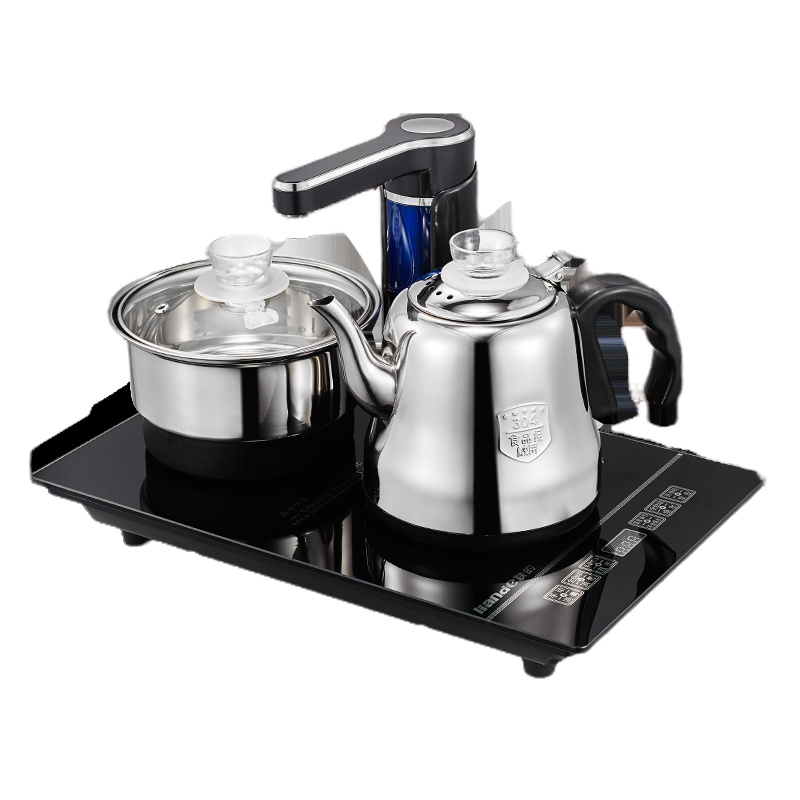 24X39全自动上水壶电热烧水壶一体茶台器抽水电磁炉大理石嵌入式 封后茶具