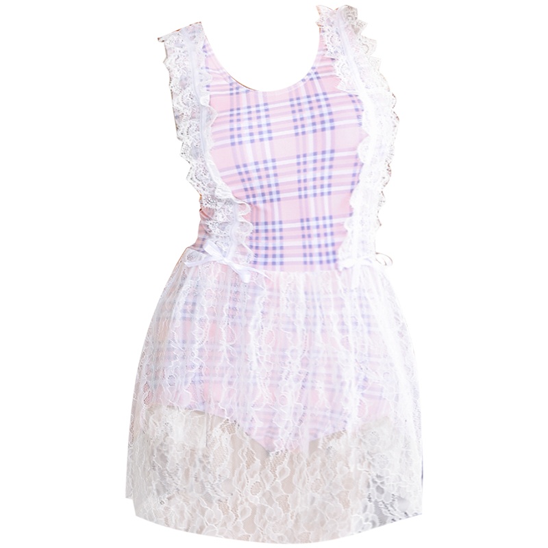 OOK连体裙式泳衣女保守遮肚显瘦游泳衣大胸聚拢性感大码泳装新款