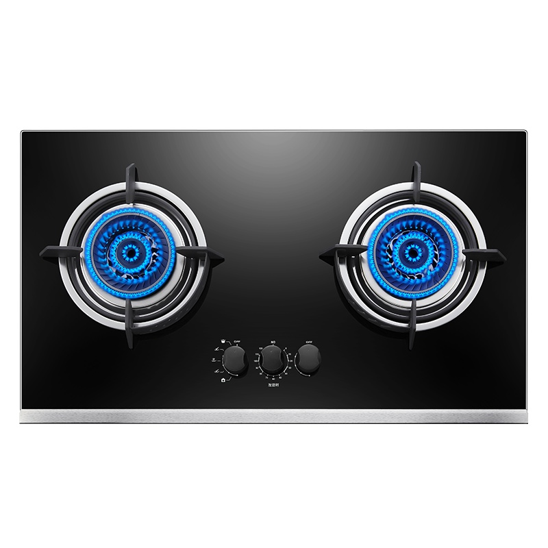 尊威(JOUE)燃气灶天然气液化气煤气灶台式嵌入式双灶4.8KW定时B028-A 一级能效钢化玻璃 4.8KW 液化气