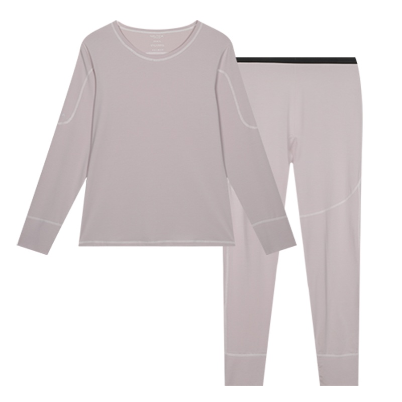 诺帝卡Nautica Intimates保暖内衣女士莫代尔无痕秋衣秋裤运动套装