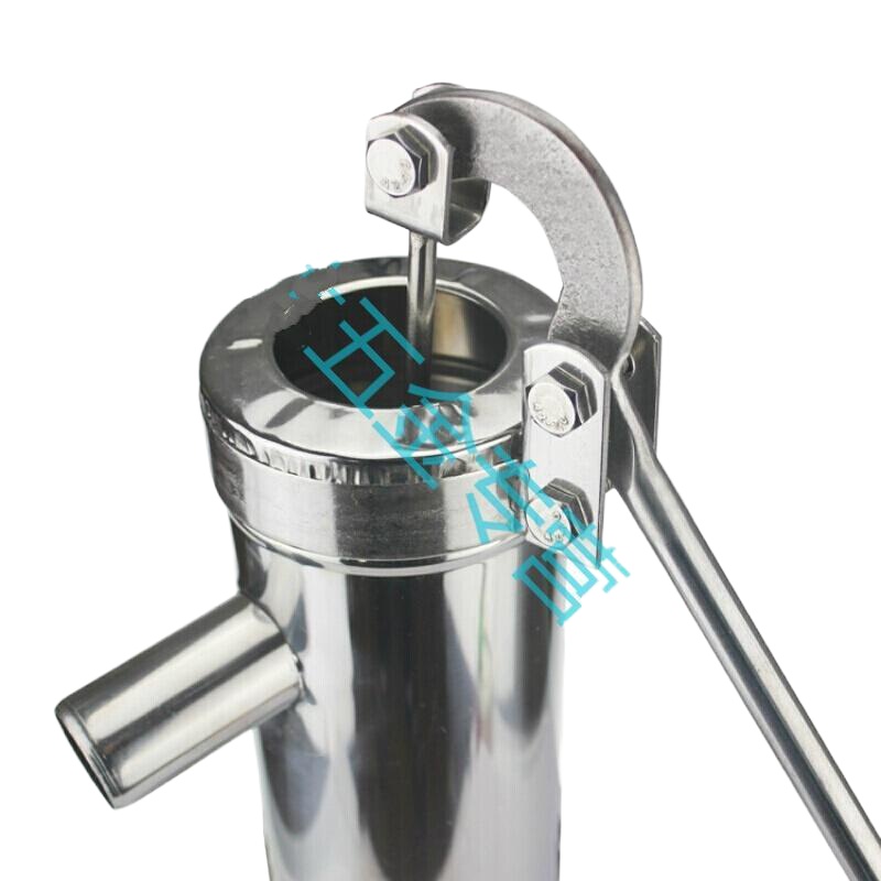 阿斯卡利(ASCARI)压水井手动摇水泵家用吸水泵机井水泵头自吸泵不锈钢手压泵摇水器 标准泵+配件+8套皮碗