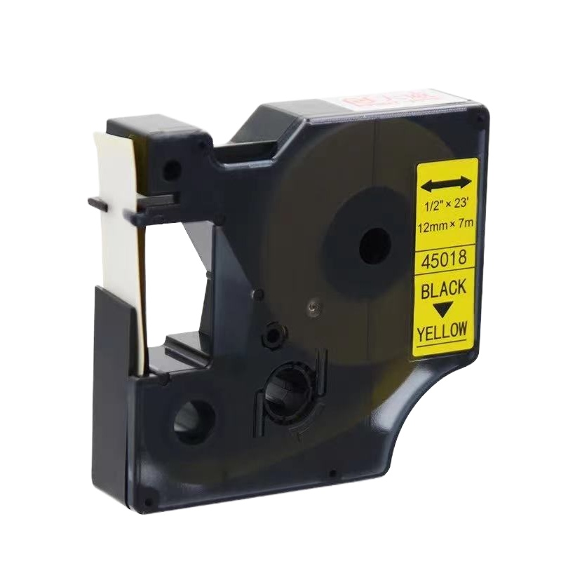 天威PR01-45018黄底黑字12mm*7m标签色带 Z