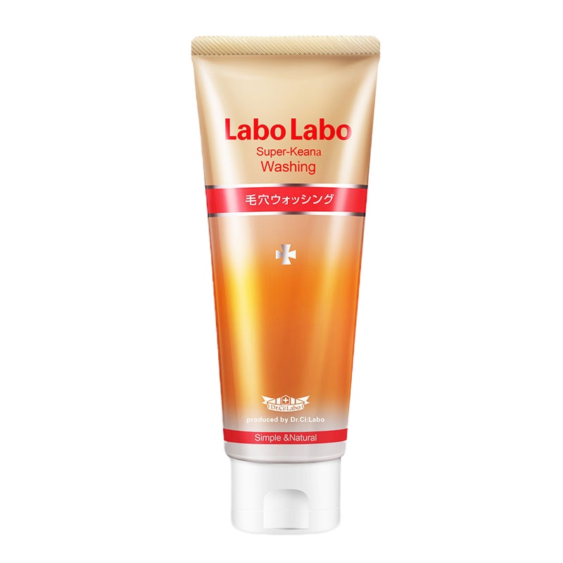 Dr.Ci.Labo 城野医生 日本进口 收缩毛孔对策黑头洗面奶 控油补水保湿深层清洁泡沫女男洁面乳 洗面奶120g