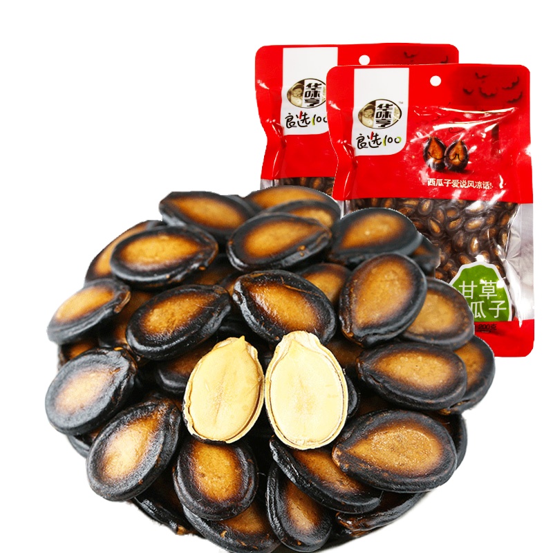 200g华味亨甘草瓜子*2袋休闲零食