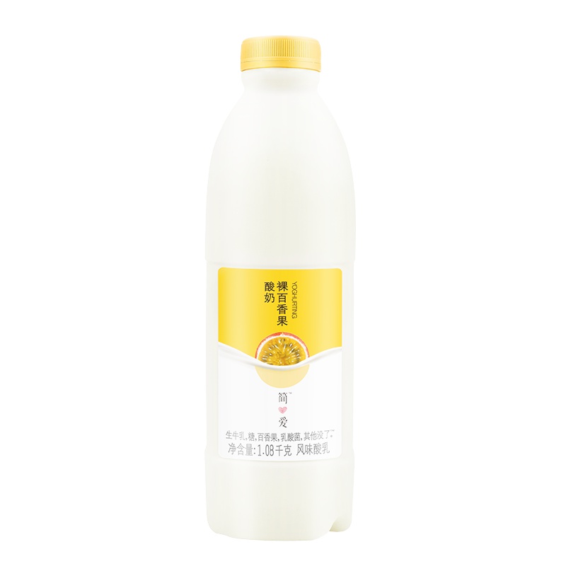 简爱HI百香果裸酸奶(家庭装)1.08kg