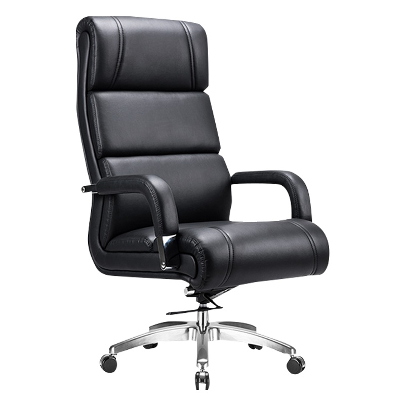 质凡电脑椅家用老板椅商务护腰高背办公椅转椅高端大气大班椅皮椅椅子