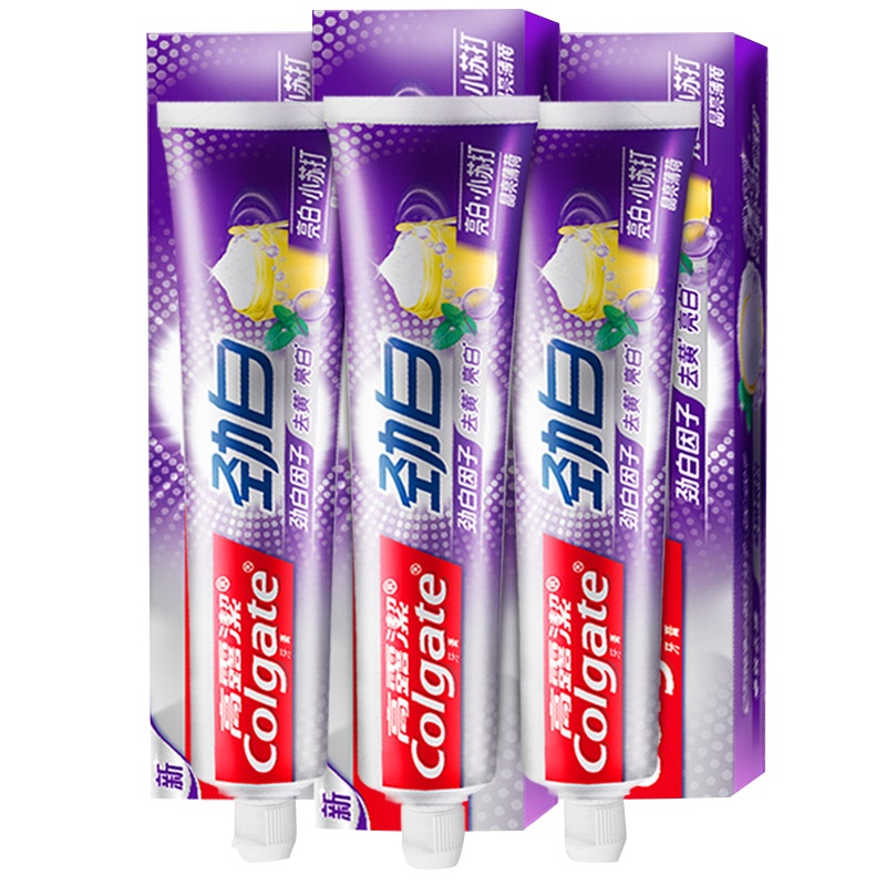 高露洁劲白小苏打120克三支装