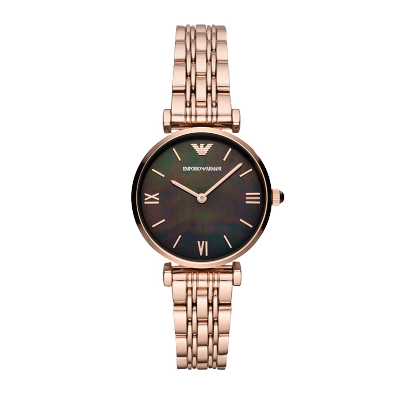 阿玛尼（Emporio Armani) 精致优雅手表女 钢带时尚潮流石英表 女 腕表AR11145