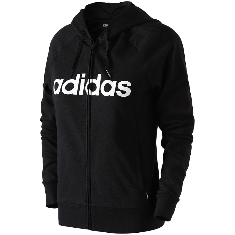 adidas阿迪达斯NEO女子夹克外套2018新款经典休闲运动服CV7028