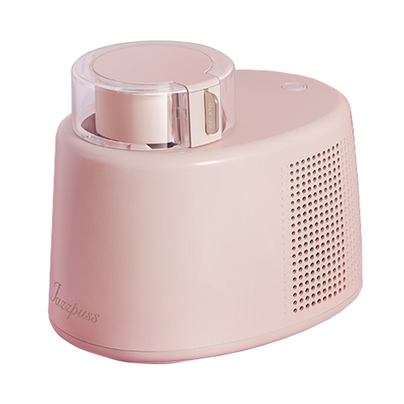 杰滋(JazzPuss)冰淇淋机JX600意式冰家用小型全自动制水果甜筒酸奶冰淇淋机芯片制冷健康儿童冰淇淋圣代机西里尔粉