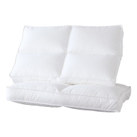 Lencier兰叙 60支全棉高弹枕芯家用单人中低枕头一只装