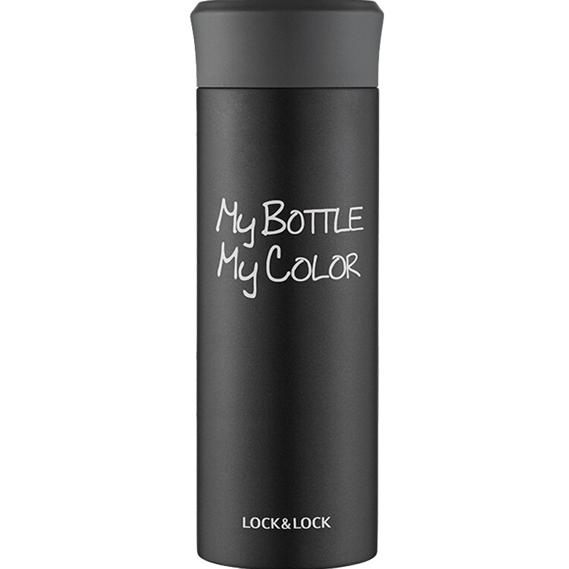 乐扣乐扣(lock&lock)缤纷保温杯水杯保温保冷杯子304不锈钢LHC4014BLK(330ml)
