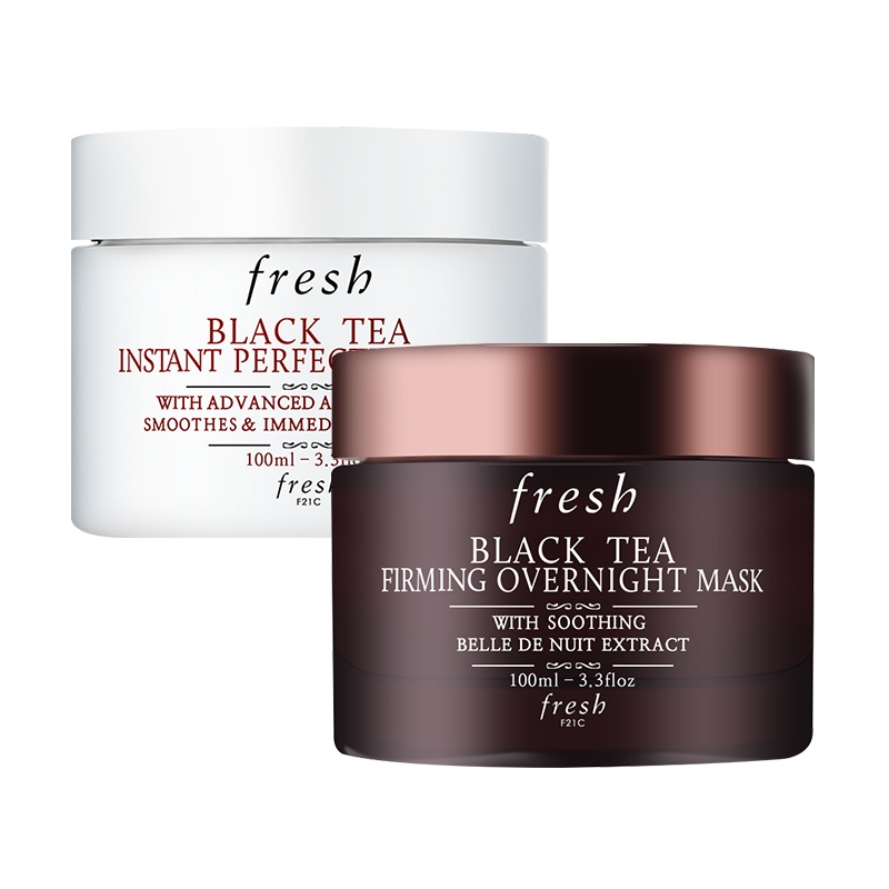 馥蕾诗(Fresh)红茶紧致润养日夜面膜套装 涂抹式补水保湿紧致肌肤 100ml x 2