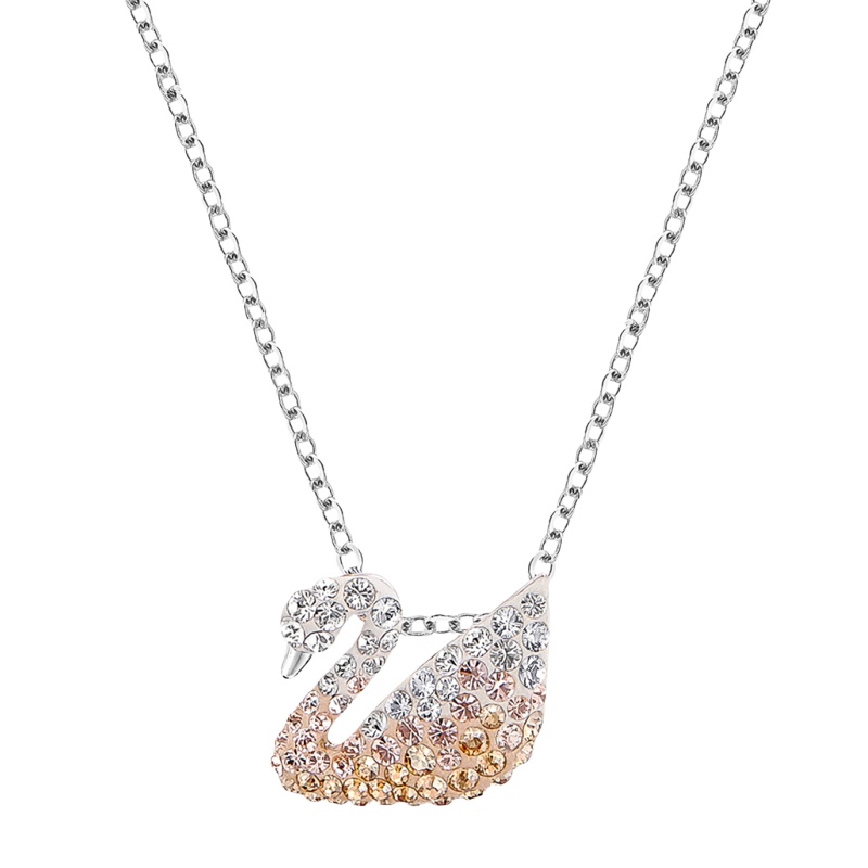 施华洛世奇(SWAROVSKI) 渐变天鹅水晶项链小号 人造水晶 送恋人5215038