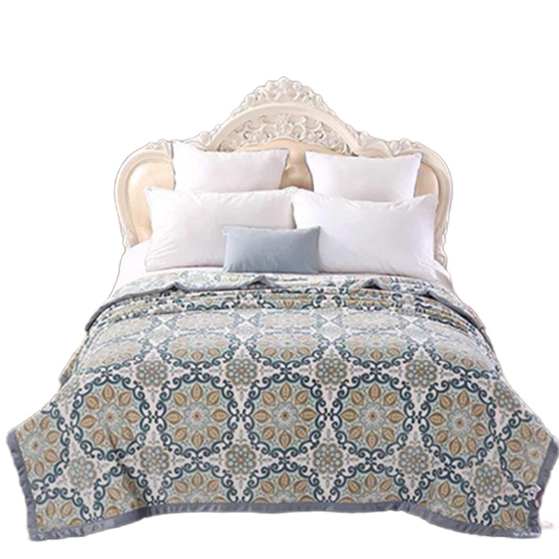 约克罗兰(YEKEROLAN)慕思玉满枝法兰绒毯 QSA1-077 150*200cm柔软舒适 天然 亲肤 单个价