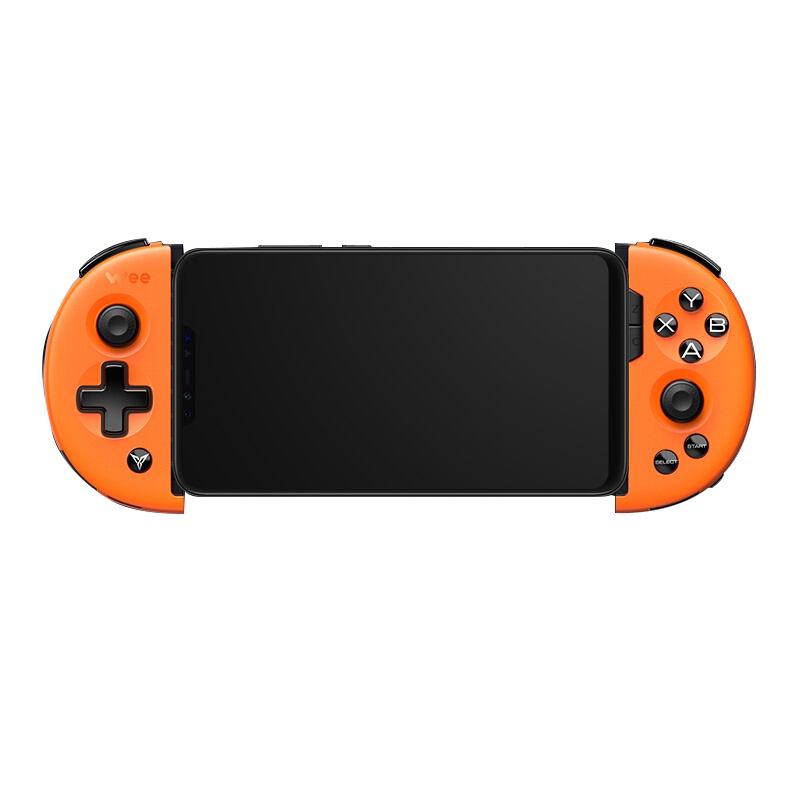 飞智(Flydigi) wee2T手机游戏拉伸手柄 绝地求生荣耀王者刺激战场键鼠吃鸡神器辅助苹果安卓 Wee 2T潮篮橘