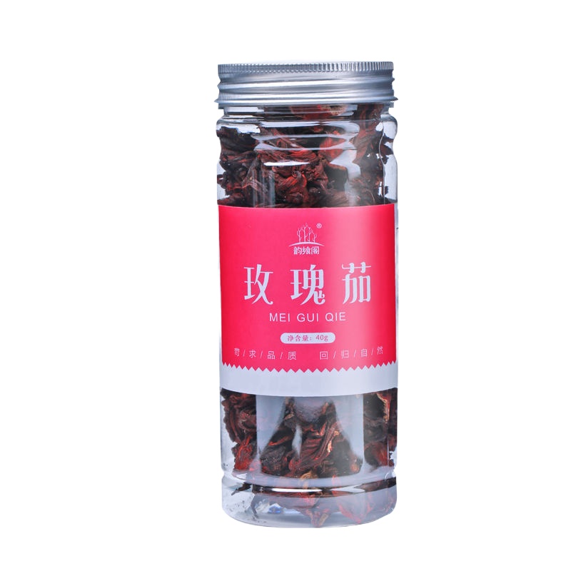 玫瑰茄40g/一罐装 买1送1柠檬片茶泡茶水果干片非冻干柠檬干果茶烘干可配玫瑰洛神花