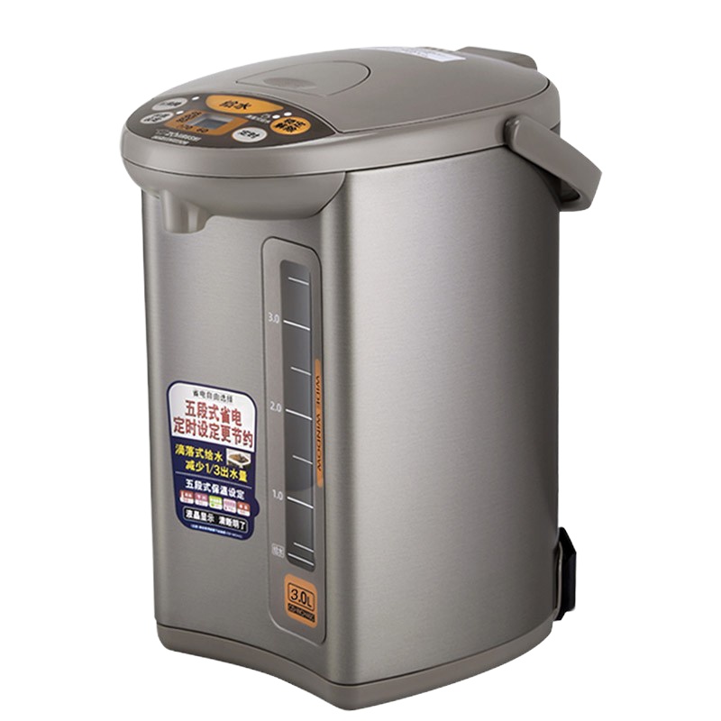 象印(ZOJIRUSHI)电热水瓶CD-WCH30C-TD香草棕-3.0L单个装